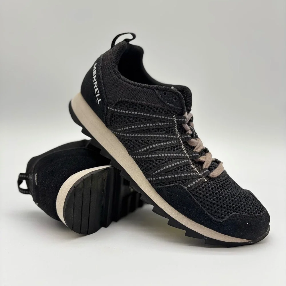 Merrell Alpine 83 Sneaker Recraft Black Tan Womens 8.5 J004140 Trail Shoes